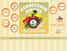 Tablet Screenshot of burguerislagorgona.com